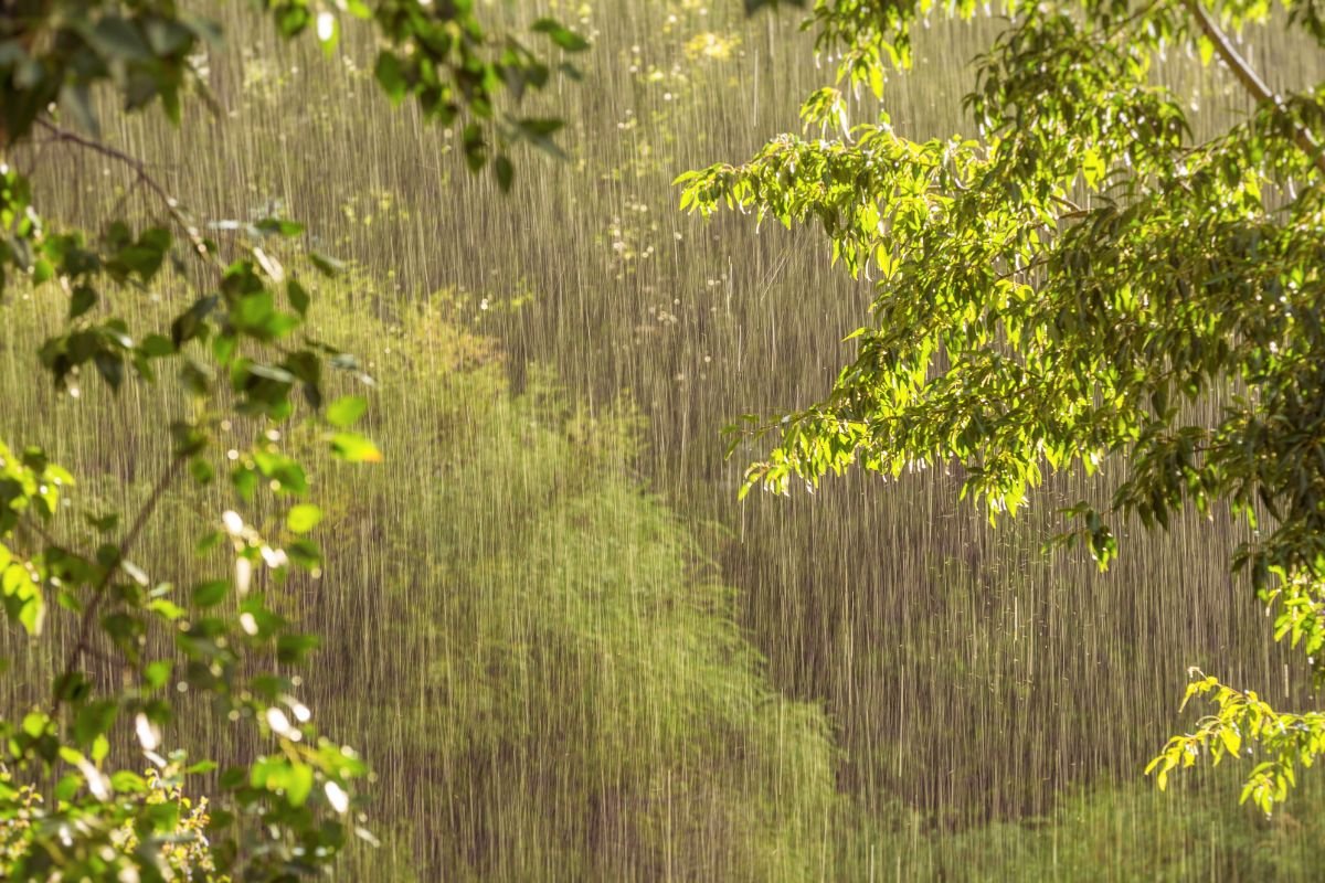 Raining
