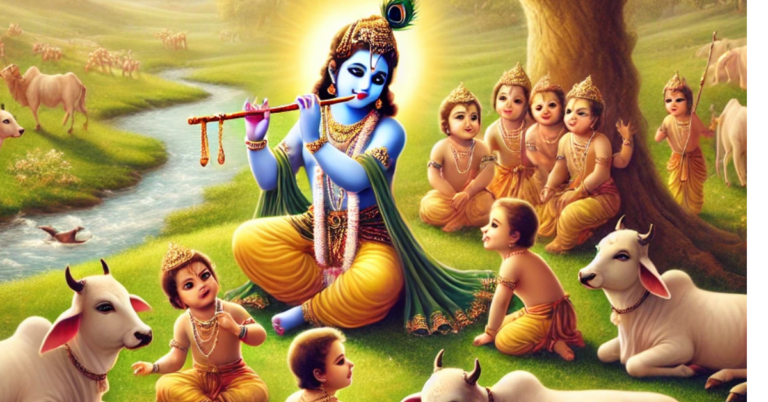 छोटी छोटी गैया,छोटे छोटे ग्वाल भजन लिरिक्स – Choti Choti Gaiya Chote Chote Gwal Lyrics In Hindi