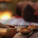 Singing bowls in meditation