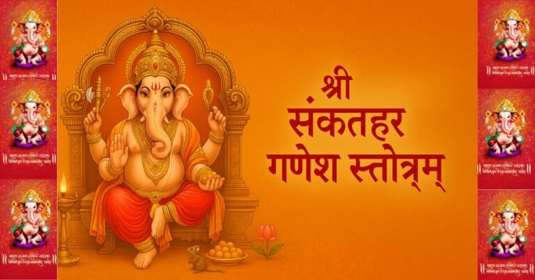 श्री संकटहर गणेश अष्टकम स्तोत्र(हिंदी अर्थ सहित)Sankat Haran Ganesh Ashtakam Lyrics